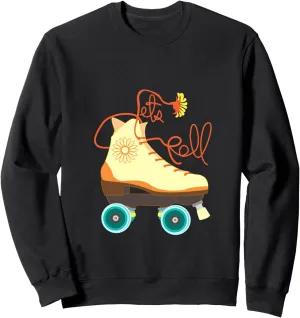 Aesthetic Sunflower Roller Skates Shoes Flower Lover Gift Sweatshirt