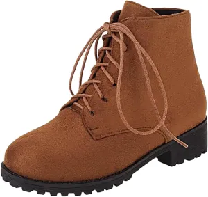 Ankle Boots for Women Womens Dress Booties Booties for Women Low Heel Work Boot Shoe Laces Men Closed Back Lightweight Breathable Pointed Toe Mid Heel Slip On