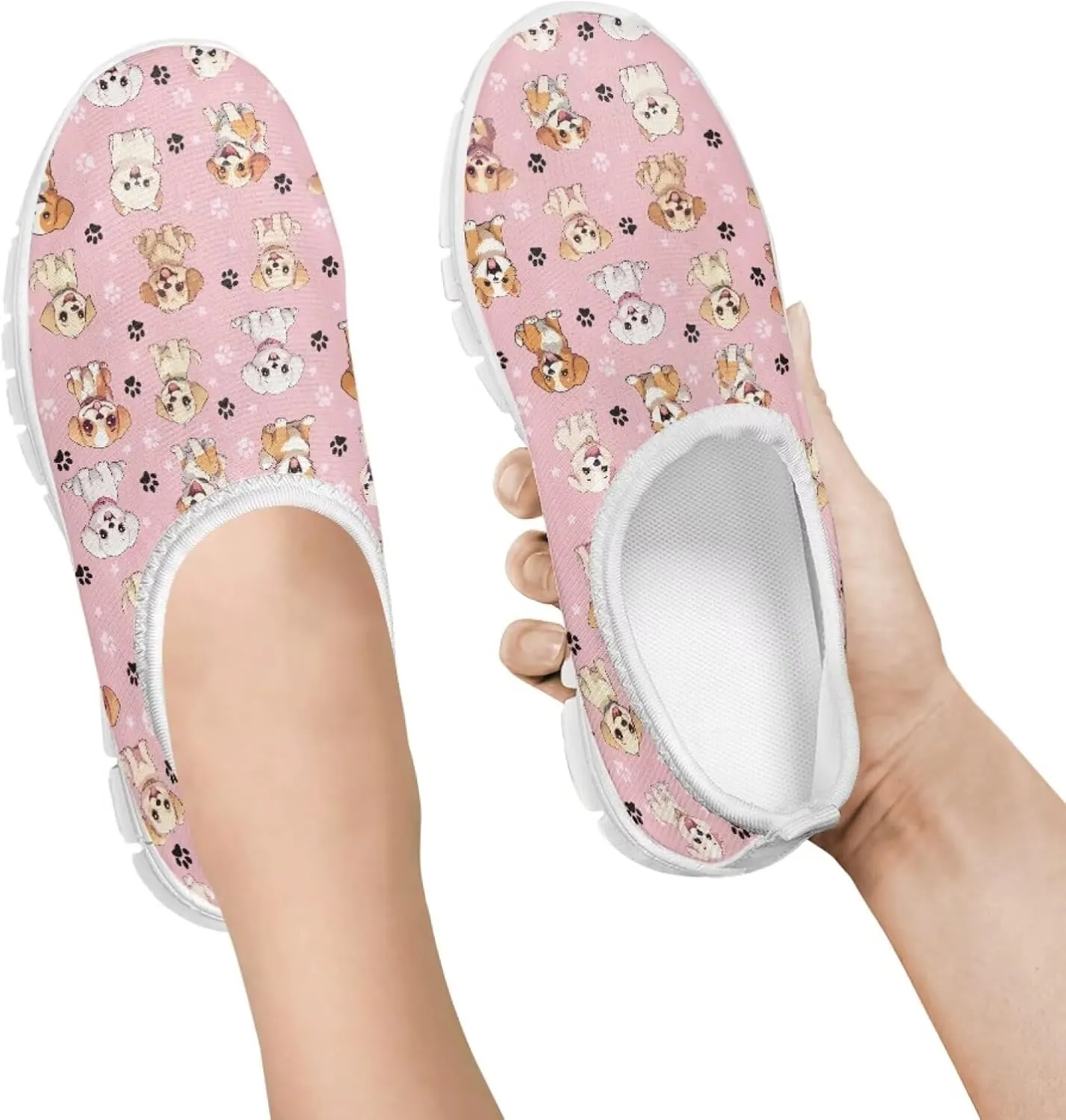 Athletic Footwear Sneakers Design Polyester Fabric Breathable Casual for Boys and Girls Comfortable