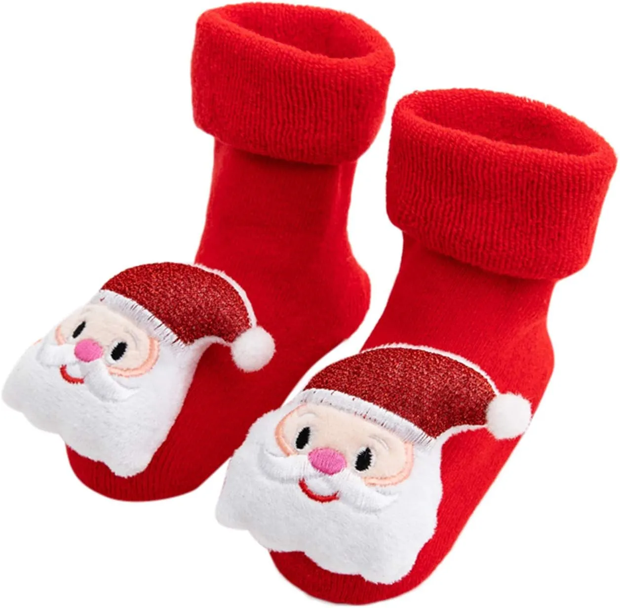 Baby Girl Shoes,Christmas Non-Slip Cartoon Socks Girls Baby Boys 3D Slippers Animal Baby Shoes Sock Shoes