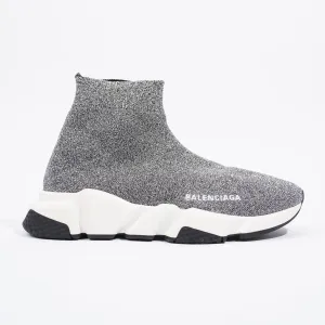 Balenciaga Speed Silver Glitter EU 38 / UK 5