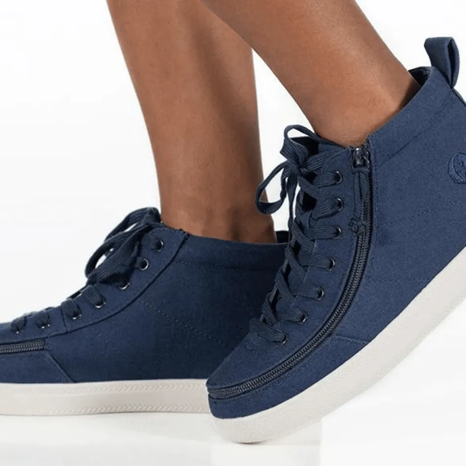 Billy Footwear - Navy BILLY Classic D|R High Top - Wide