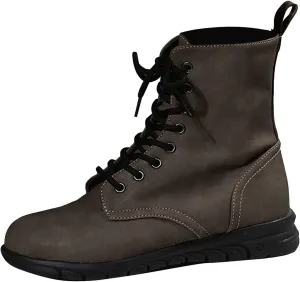 Black Booties Red Ankle Boots for Women Boots Woman Womens Black Winter Boots Combat Boots Womens Black Ankle Booties Military Lace Up Leather Sprained Ankle Boot for Women Small