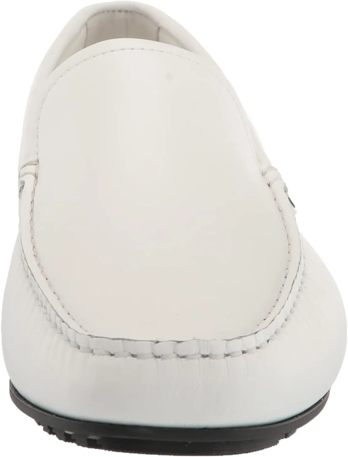 BOSS Men's Smooth Leather Moccasins with Rubber Outer Sole Loafer