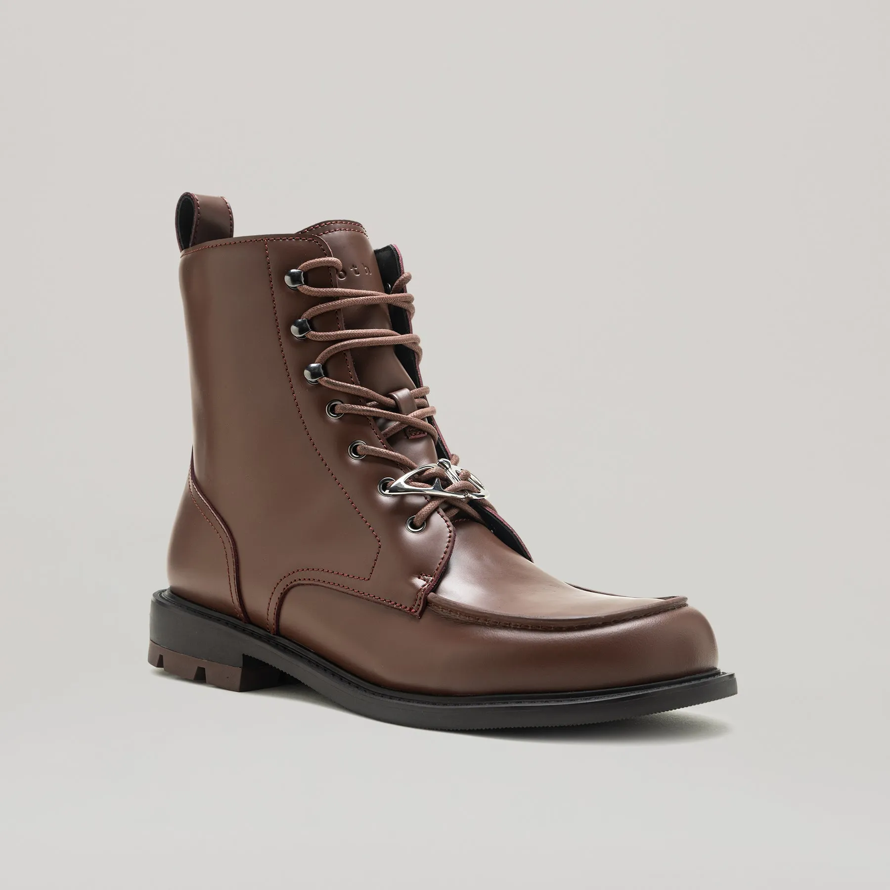 both - RE:RE MOCCASIN BOOTS-BRN