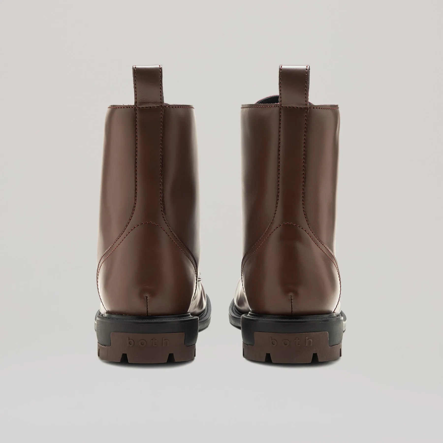 both - RE:RE MOCCASIN BOOTS-BRN