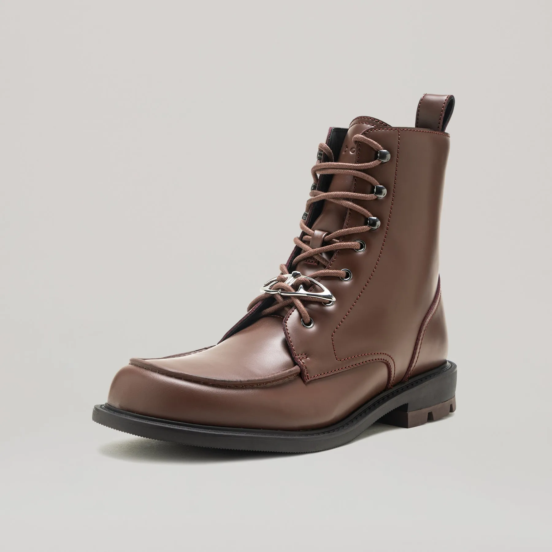 both - RE:RE MOCCASIN BOOTS-BRN