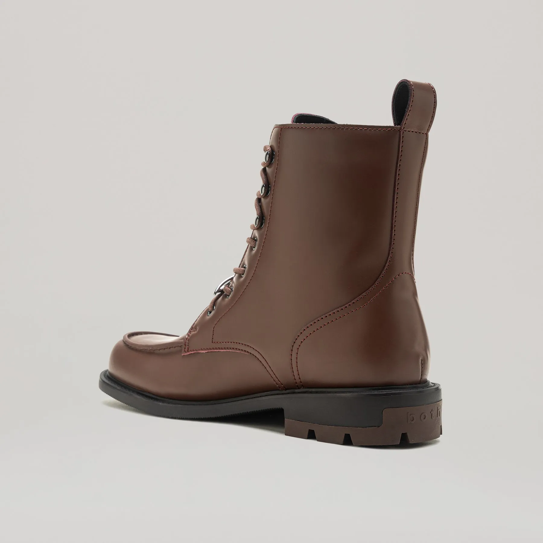 both - RE:RE MOCCASIN BOOTS-BRN