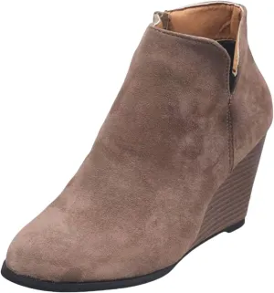 Botines De Mujer Casual Boots for Women Denim Boots Low Heel Dress Boots for Women Ankle Boots for Women with Heel Leather Women's Wide Width Flat Booties