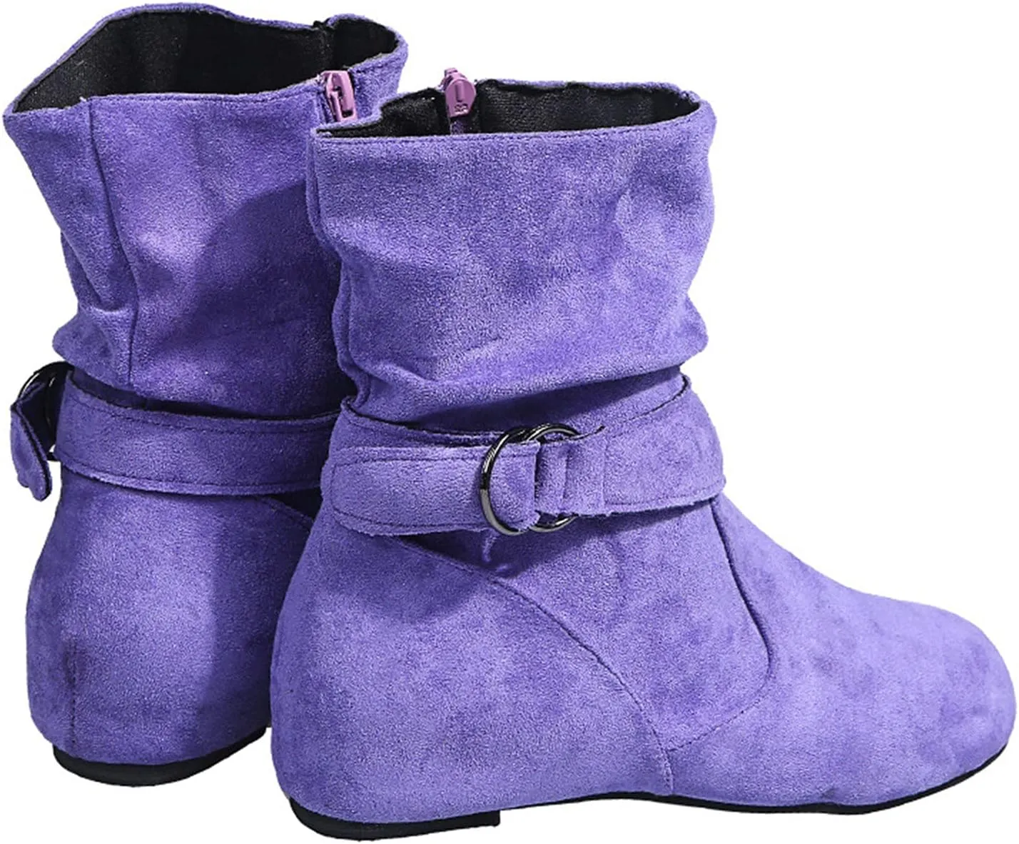 Botines De Mujer Flat Boots Women's Black Ankle Boots Wide Width Dress Boots for Women Black Ankle Boots for Women with Arch Support White Ankle Boots for Women Low Heel
