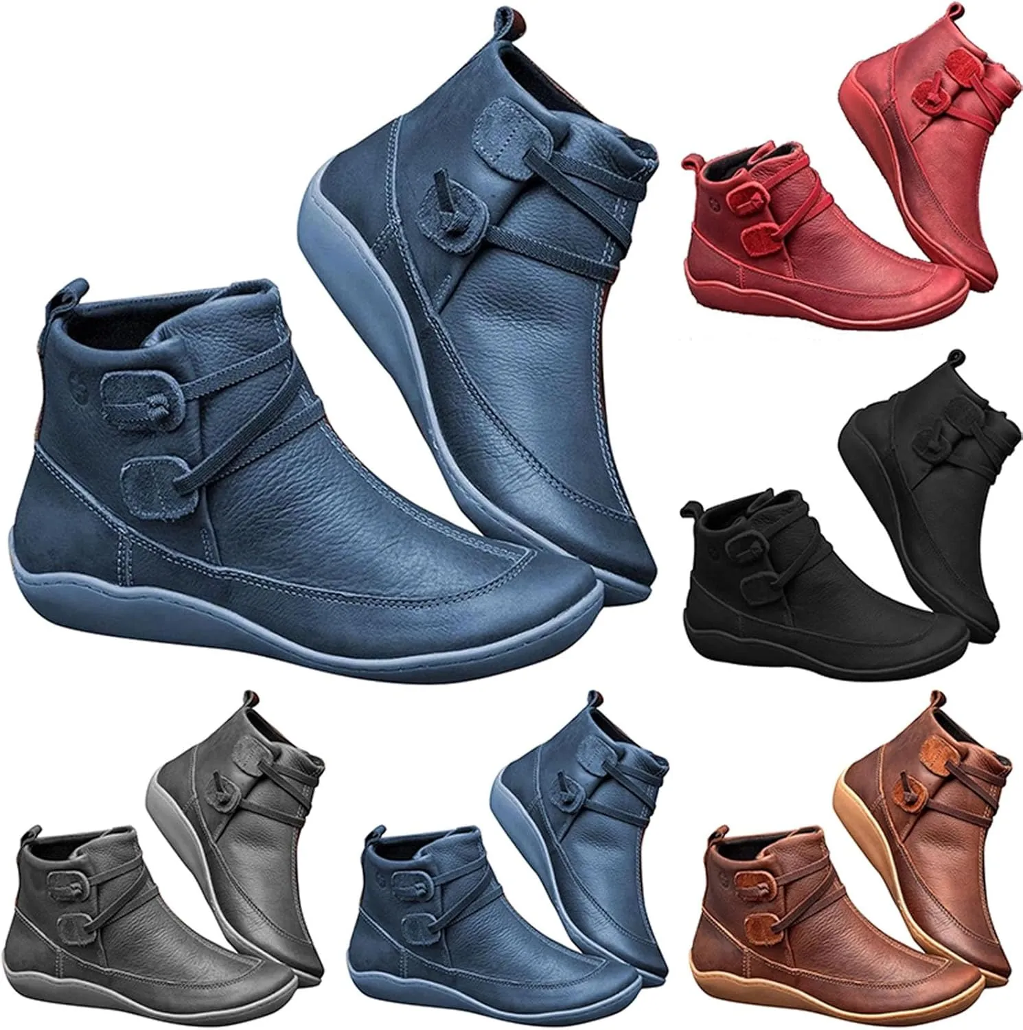 Botines Para Mujer Boots for Women Ankle Booties Metallic Cowboy Boots for Women Boots for Women Ankle Boots for Women Wide Width No Heel White Ankle Boots Chunky Heel