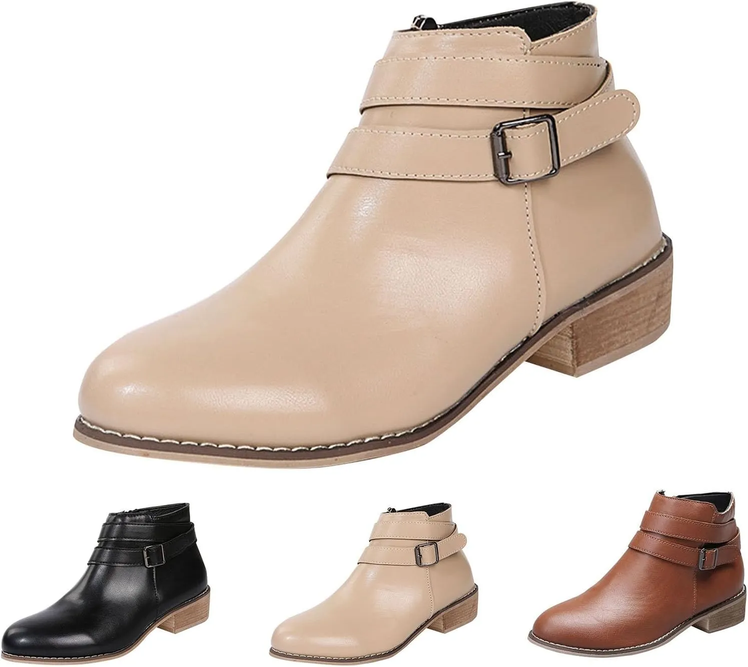 Botines Para Mujer Grey Boots for Women Fall Ankle Boots Brown Booties Women Womens Ankle Boots Wide Width Low Heel Womens Fall Cutout Booties Ankle Heels