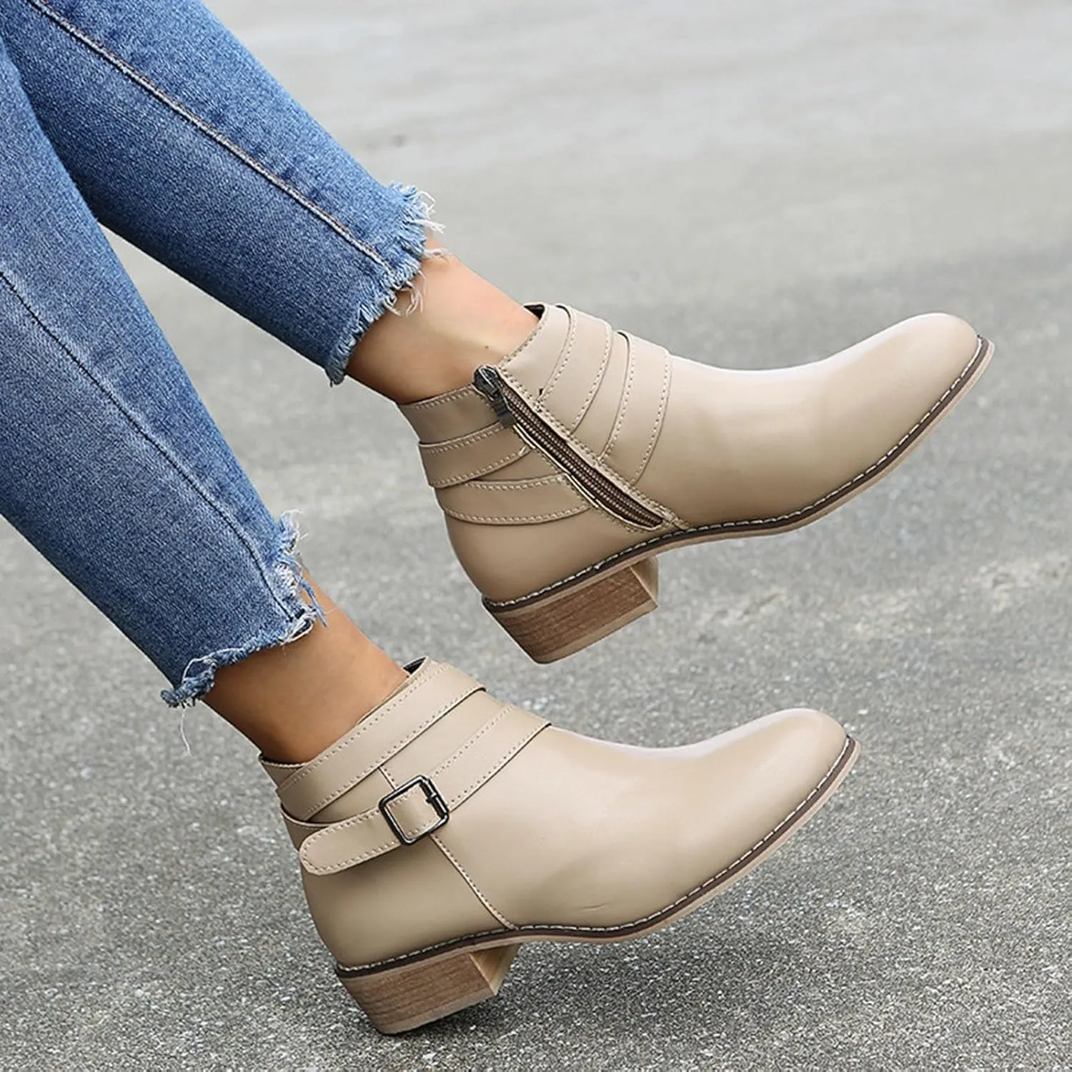 Botines Para Mujer Grey Boots for Women Fall Ankle Boots Brown Booties Women Womens Ankle Boots Wide Width Low Heel Womens Fall Cutout Booties Ankle Heels