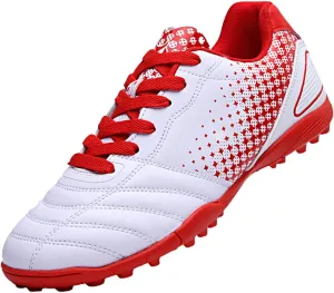 Boys Girls Soccer Cleats Kids Football Shoes High Top Training Youth Football Cleats Outdoor Athletes Shoes