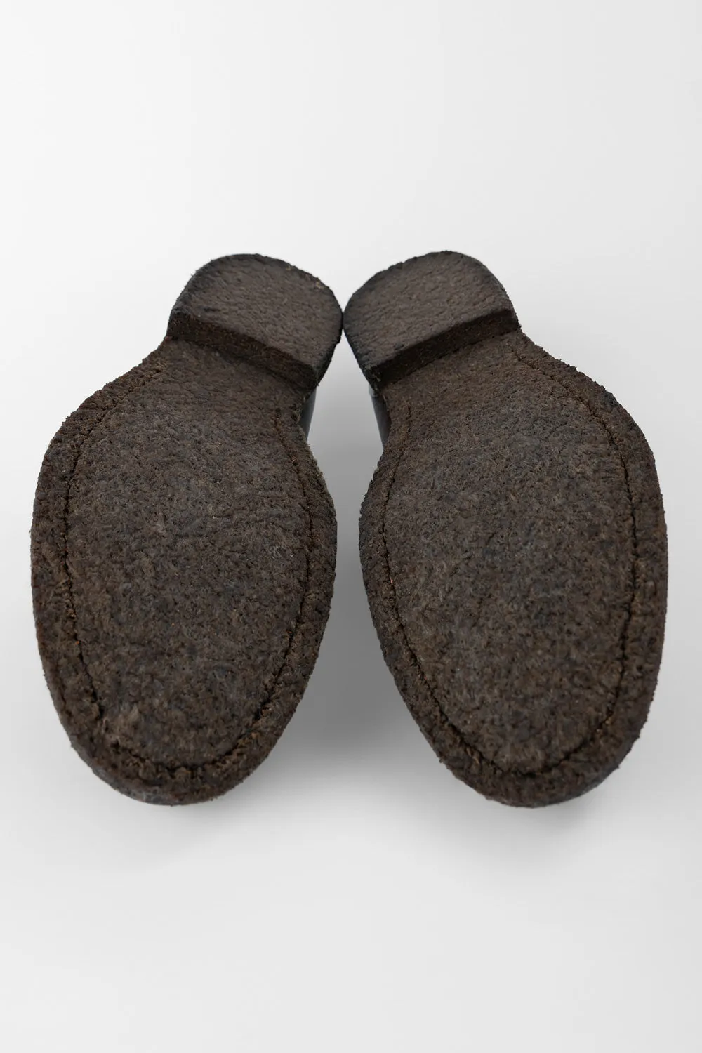 BROMPTON dark-moss suede chelsea boots.