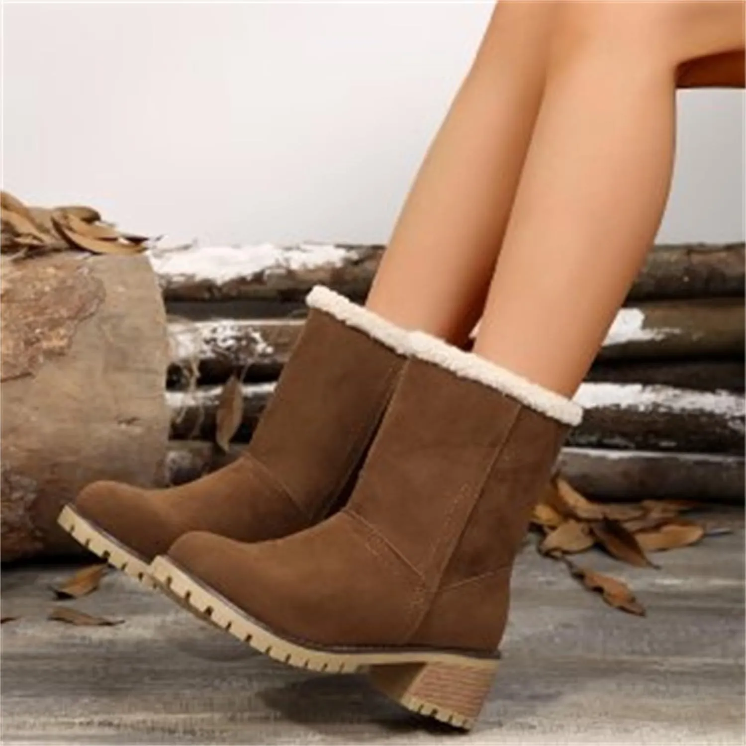 Brown Booties for Women Womens Fall Boots 2024 High Heeled Boots Wide Width Cowboy Boots for Women Black Square toe Ankle Boots for Women Low Heel Small Walking Boot for Sprained Ankle