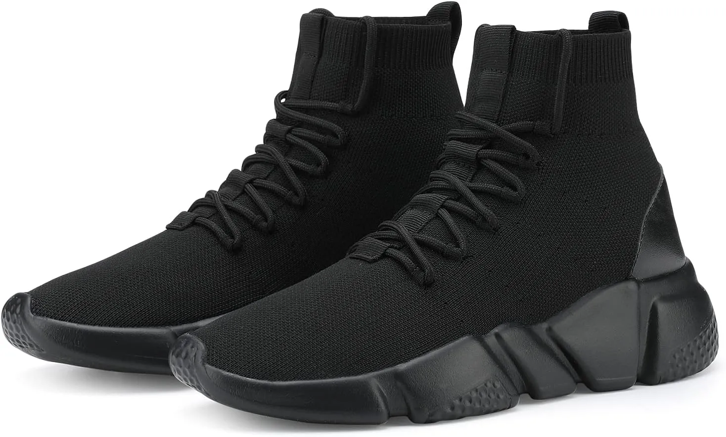 Casbeam Men's Running Knit Comfortable Lightweight Breathable Casual Sports Shoes Fashion Sneakers Slip-On Walking Shoes