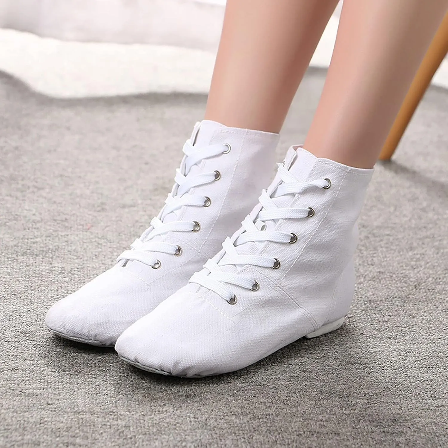 Children Canvas Dance Shoes Soft Training Shoes Ballet Shoes Casual Sandals Dance Shoes Girl Shoes Size 8