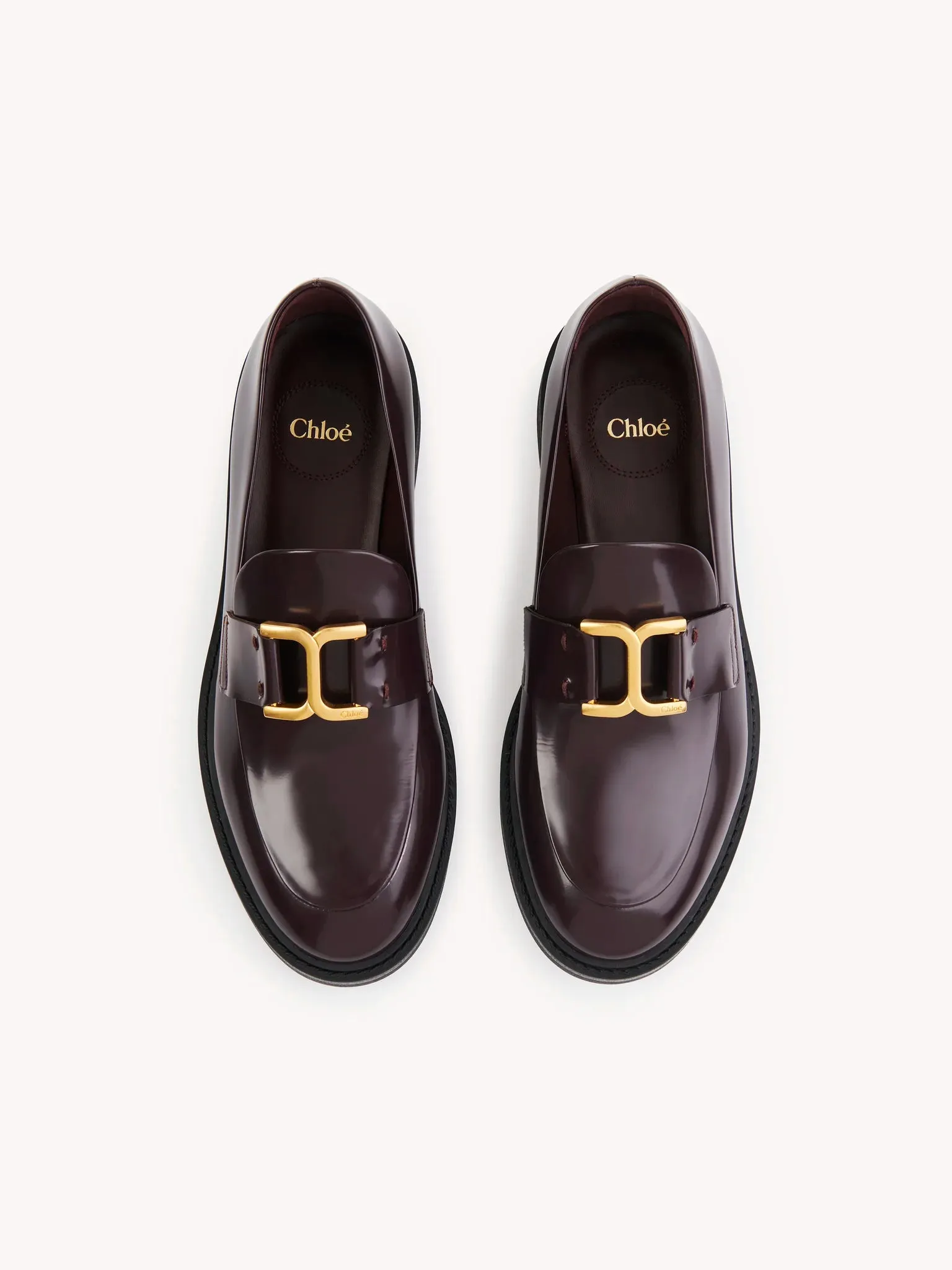CHLOÉ MARCIE LOAFER DEEP RUBY