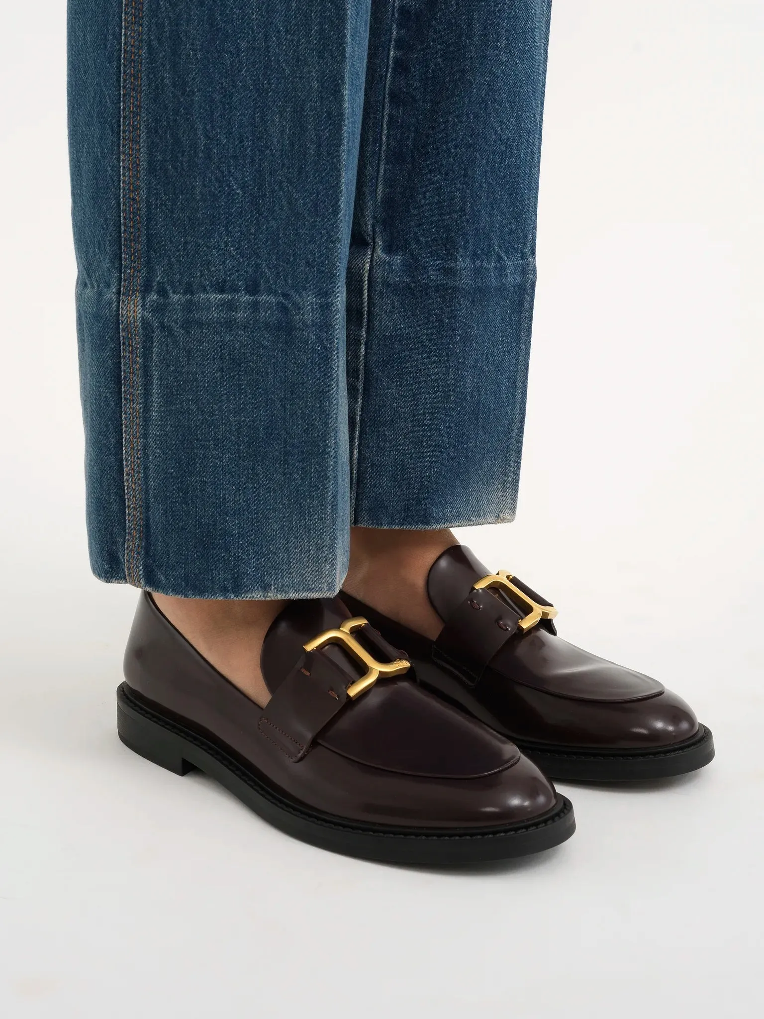 CHLOÉ MARCIE LOAFER DEEP RUBY