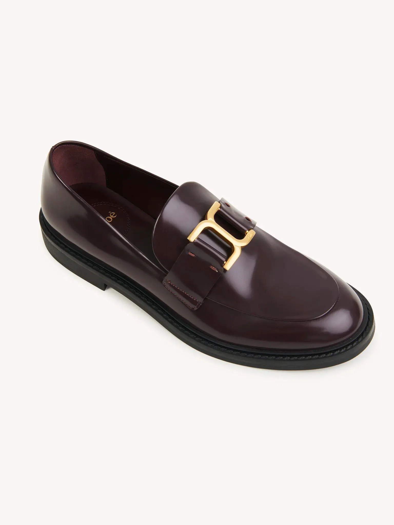 CHLOÉ MARCIE LOAFER DEEP RUBY