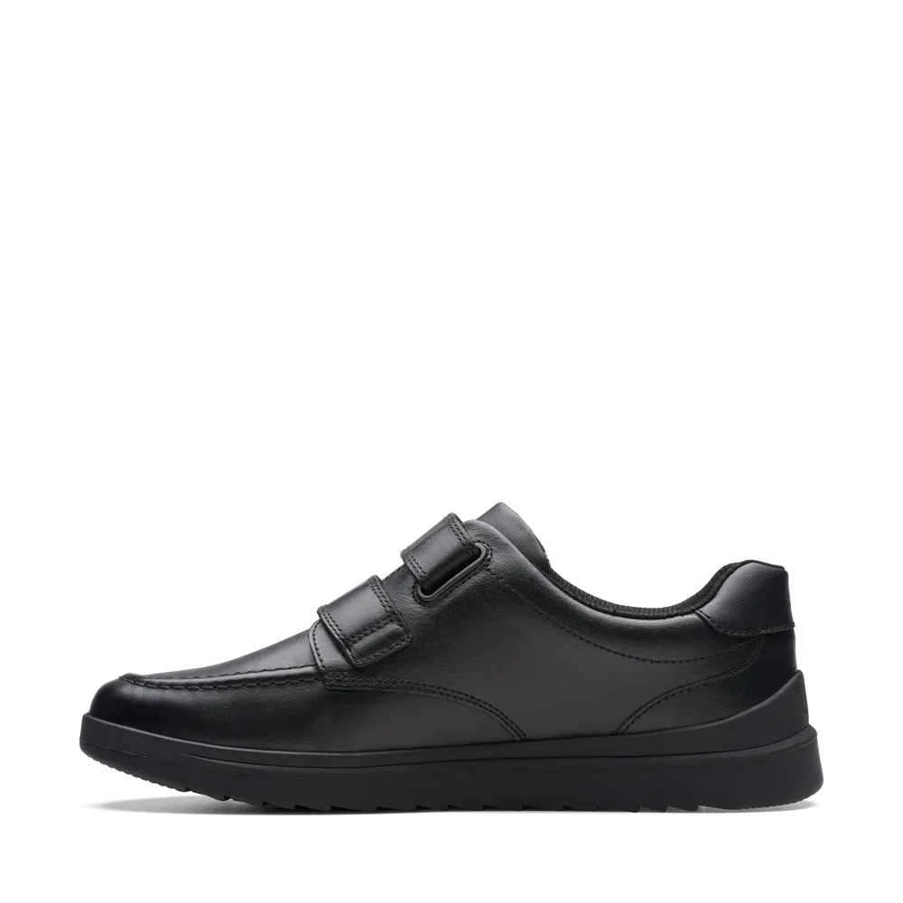 Clarks Goal Style Y Black Leather