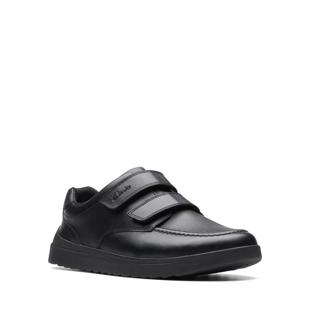 Clarks Goal Style Y Black Leather