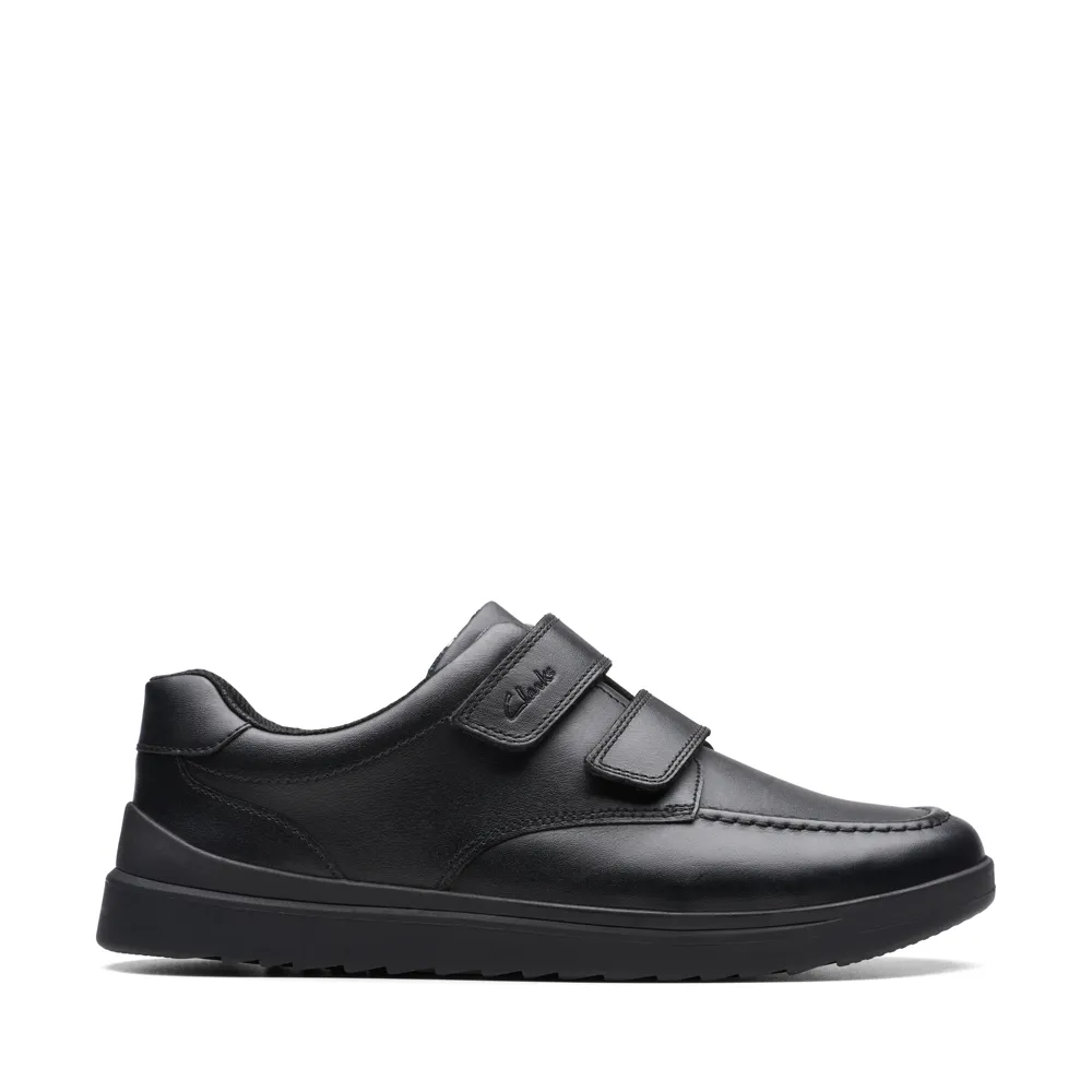 Clarks Goal Style Y Black Leather