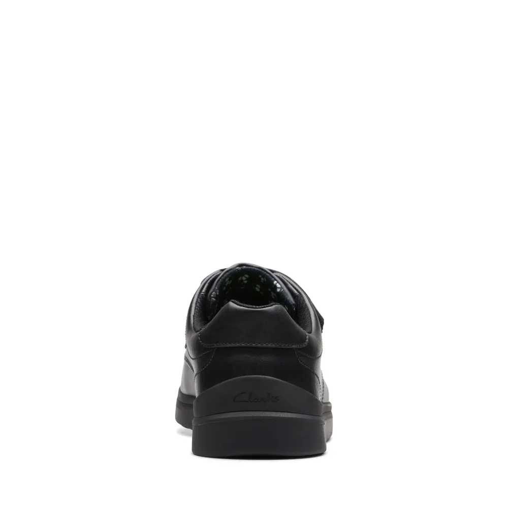 Clarks Goal Style Y Black Leather