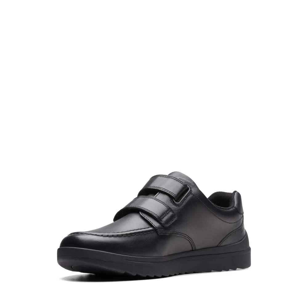 Clarks Goal Style Y Black Leather