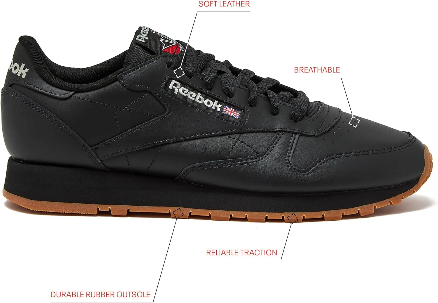 Classic Leather Sneakers for Men