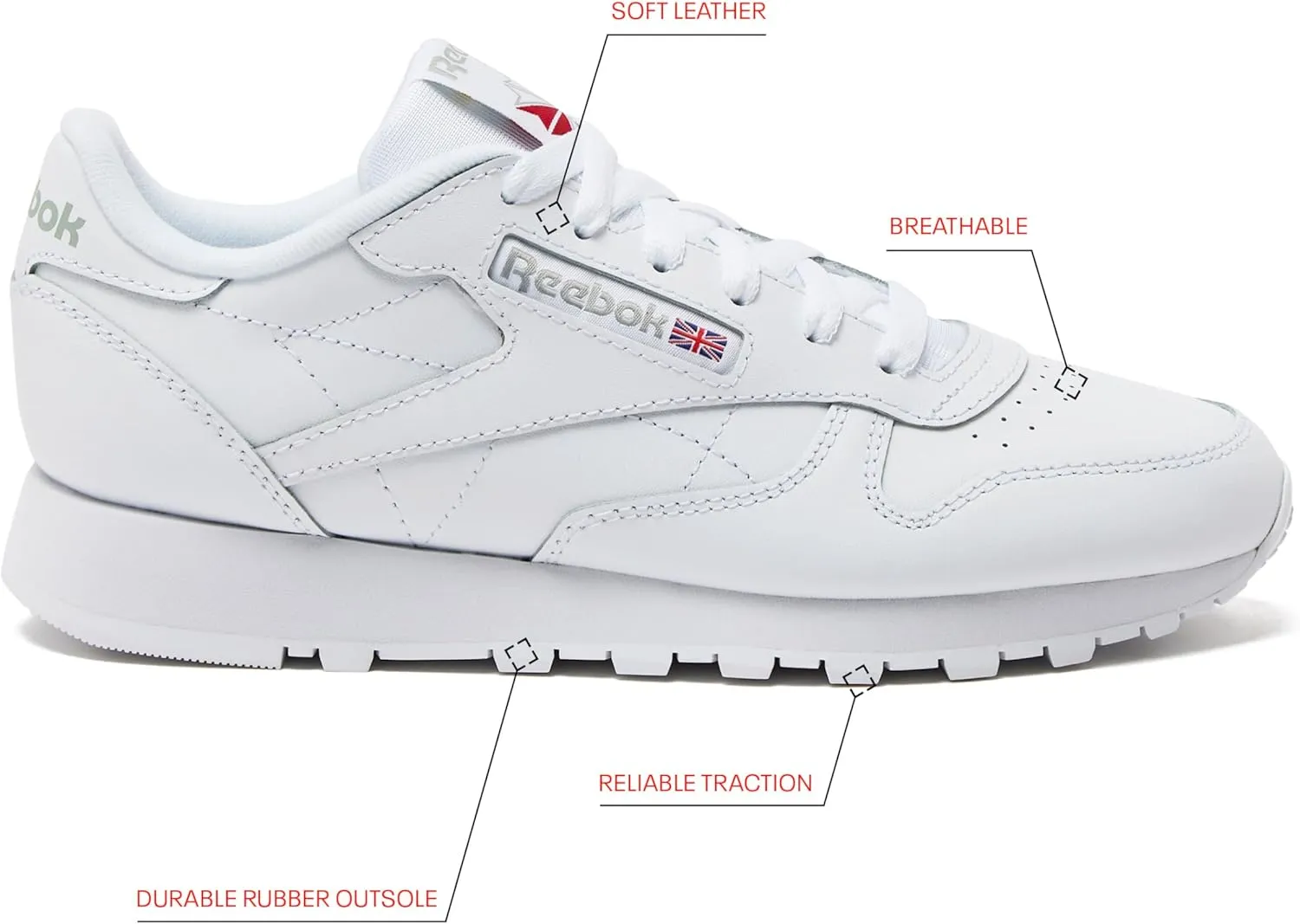 Classic Leather Sneakers for Men