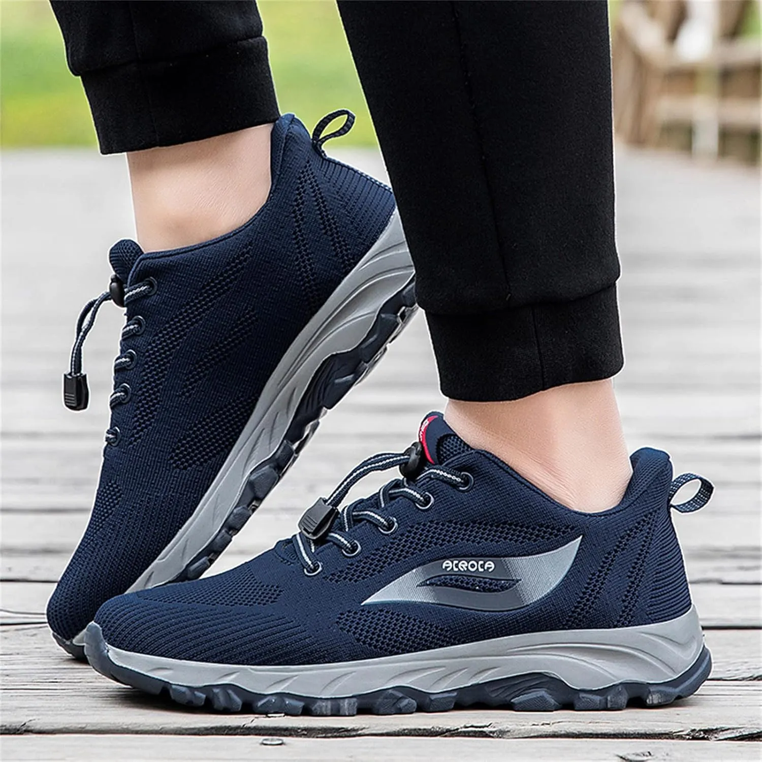 Couple Men's Spring and Summer New Non Slip Walking Fashion Light Shoes Middle and Elderly Sneaker for Men Size 11wide