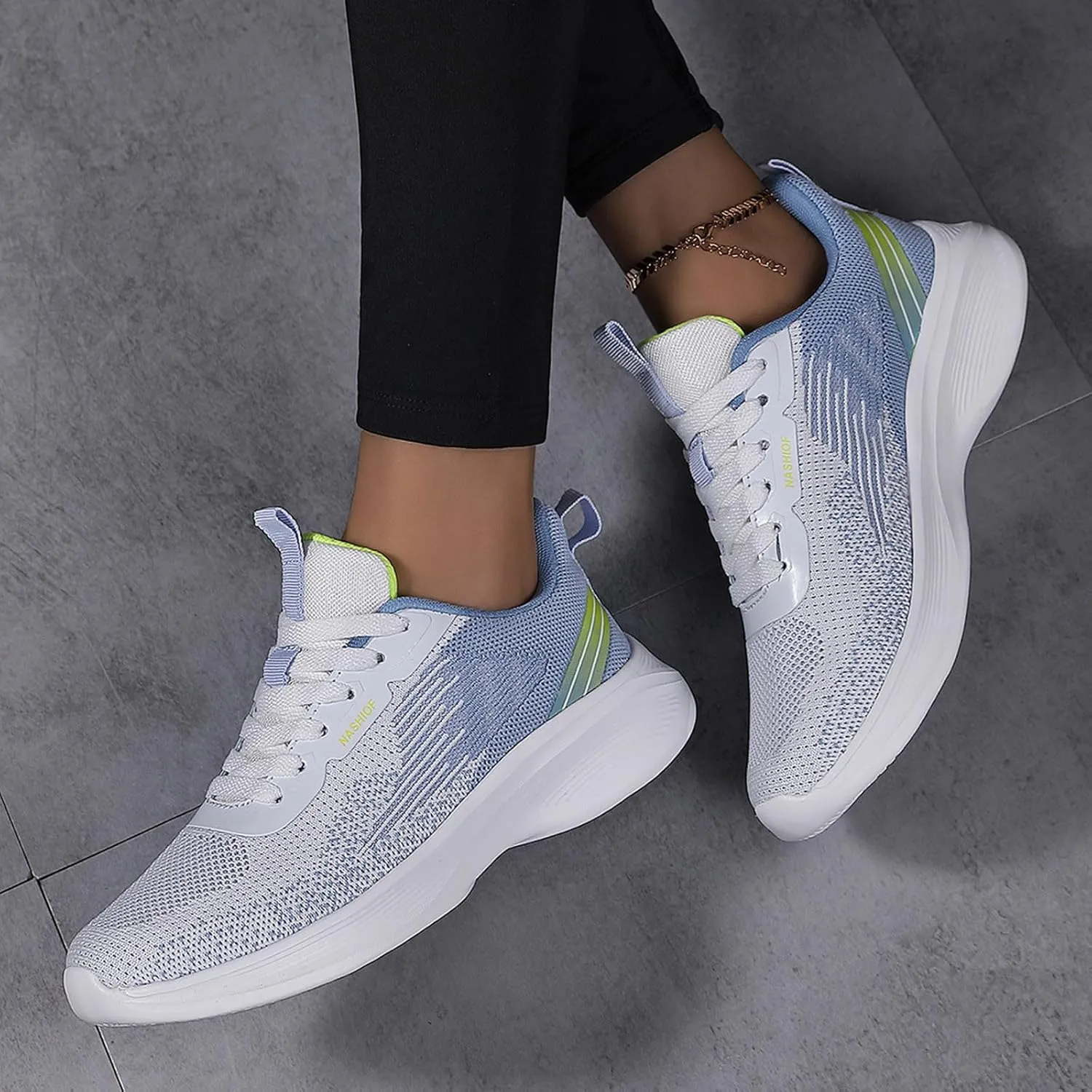 Cushion Comfortable Running Tennis Shoes for Women Workout Sport Work Casual Tennis Shoes Low Top Tennis Shoe