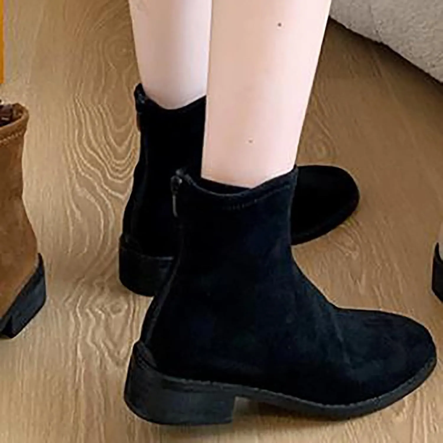 Cute Boots Low Heel Cowboy Boots for Women Heeled Ankle Boots Womens Boots Size 12 Wide Women'S Wide Width Ankle Booties Flat Heel Winter Boots Boots for Women Ankle Booties 2 Inch Heel