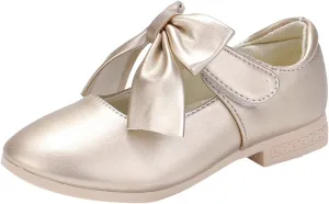 Cute Bowknot Girls Mary Jane Low Heel Dress Shoes Princess Elegant Flower Wedding Pary Ballet Pump Baptism Shoes
