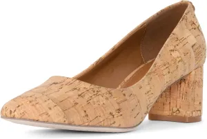 Donald Pliner Women's Stephani High Crepe Fabric ?C 2?? Block, Chunky Heels Dress Shoes, Classic Pump