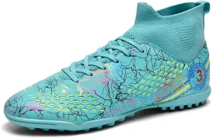 Football shoes high top camouflage broken nail long nail professional non-slip training shoes male and female students youth football shoes