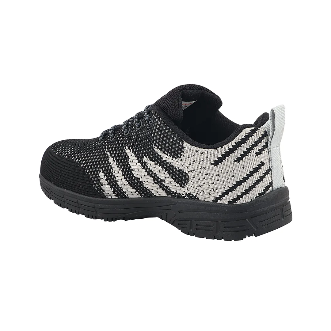 Fuel Gracy  Safety Shoes for Women's (Black-Grey)