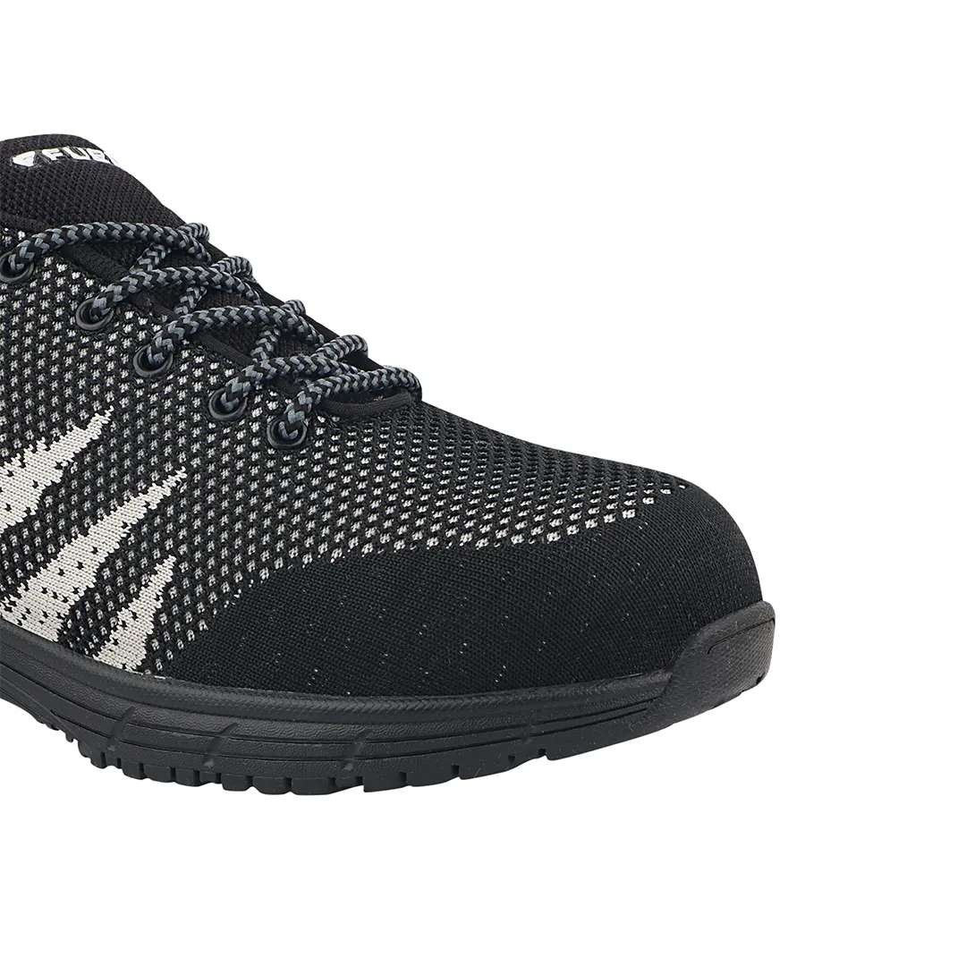 Fuel Gracy  Safety Shoes for Women's (Black-Grey)