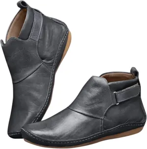 Gibobby Booties for Women Low Heel,Arch Support Booties Casual Flat Platform Short Ankle Booties Everyday Boots for Ladies