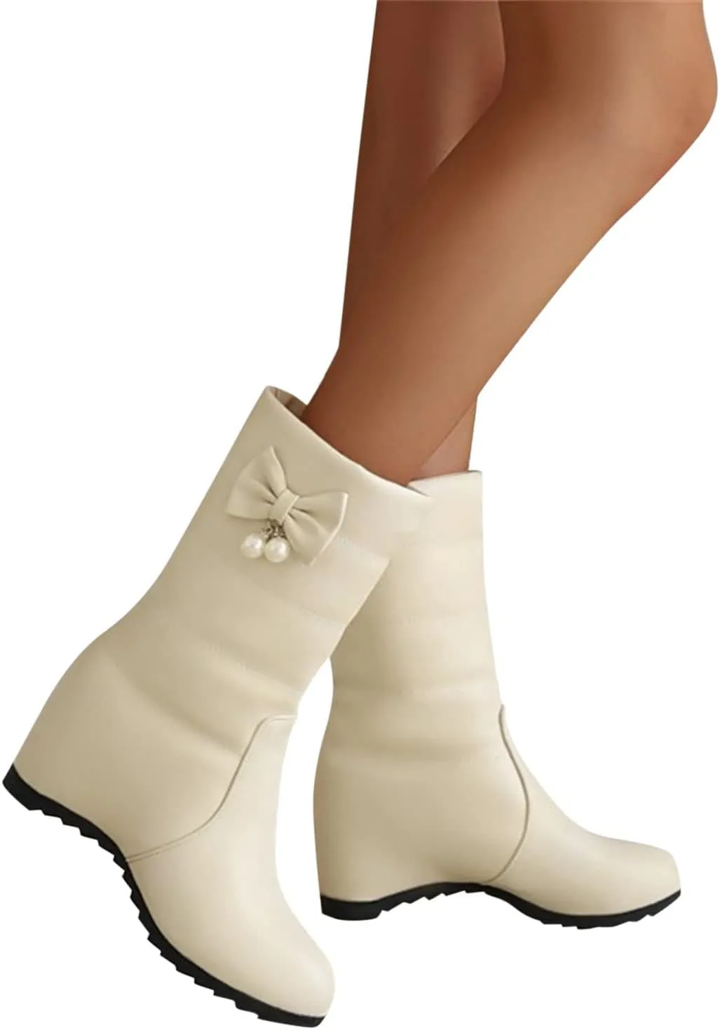 Gibobby Cowgirl Boots Women Retro Booties Cowboy Knee High Boots Chunky Heel Western Winter Tassel Boots 52
