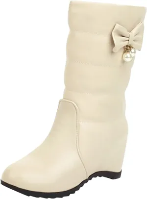 Gibobby Cowgirl Boots Women Retro Booties Cowboy Knee High Boots Chunky Heel Western Winter Tassel Boots 52