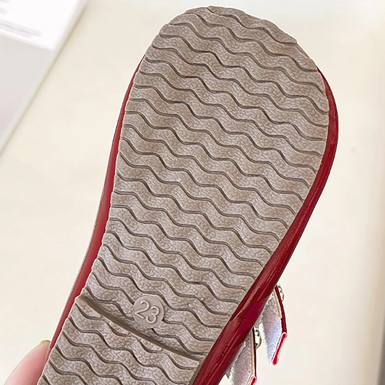 Girls Leather Flat Mary Jane Dress Shoes with Pearl Strap Kids Wedding Part School niform occasins Shoes