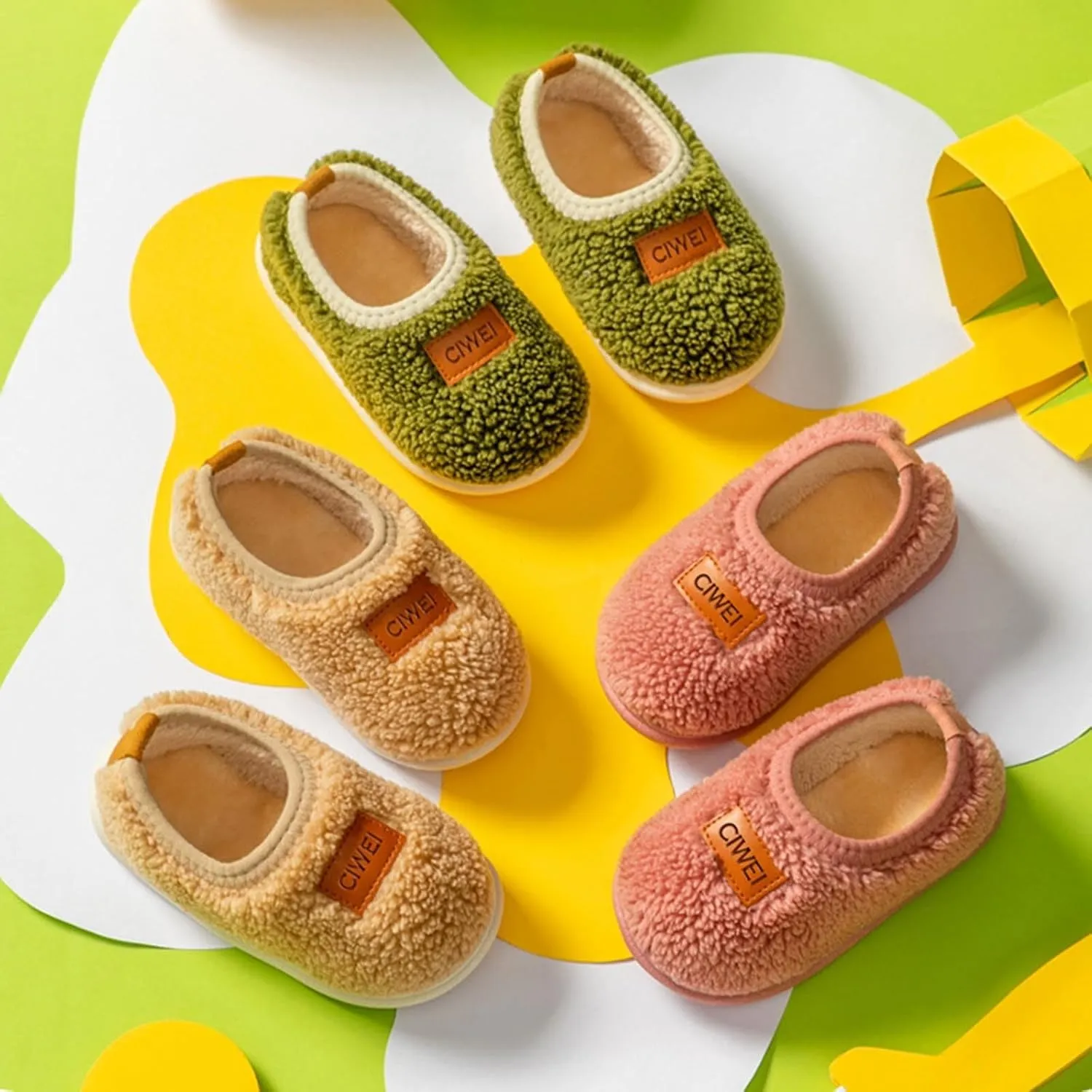Girls Slippers Size 5 Big Girls Kids Slippers Girls Boys Slippers Cotton Comfy House Slippers Slides Shoes Toddlers