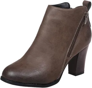 Glitter Ankle Boots Womens Western Booties Woman Work Boots Gray Women Womens Booties and Ankle Boots Women Shoes Boots Ankle Heels