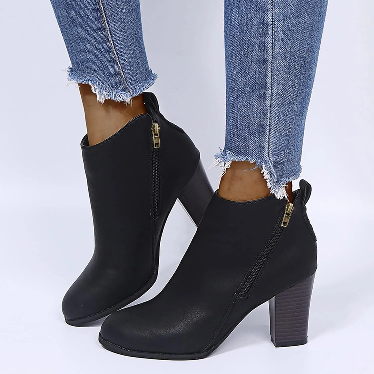 Glitter Ankle Boots Womens Western Booties Woman Work Boots Gray Women Womens Booties and Ankle Boots Women Shoes Boots Ankle Heels