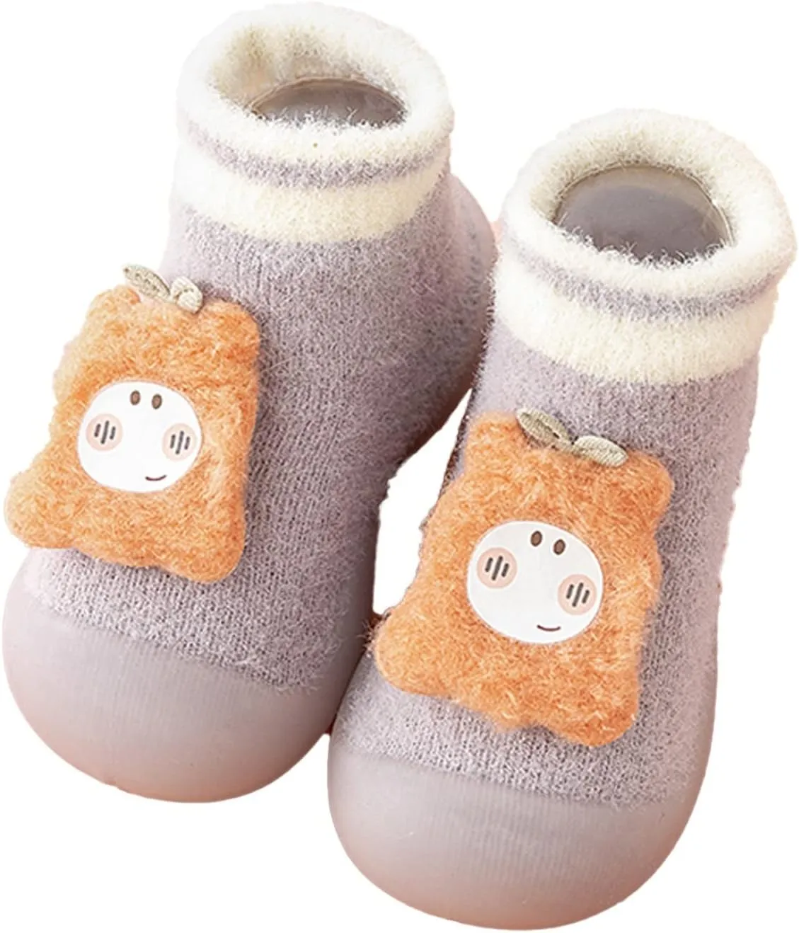 Infant Toddle Footwear Winter Toddler Shoes Soft Bottom Indoor Non Slip Warm Floor Socks Shoes Booties Booties