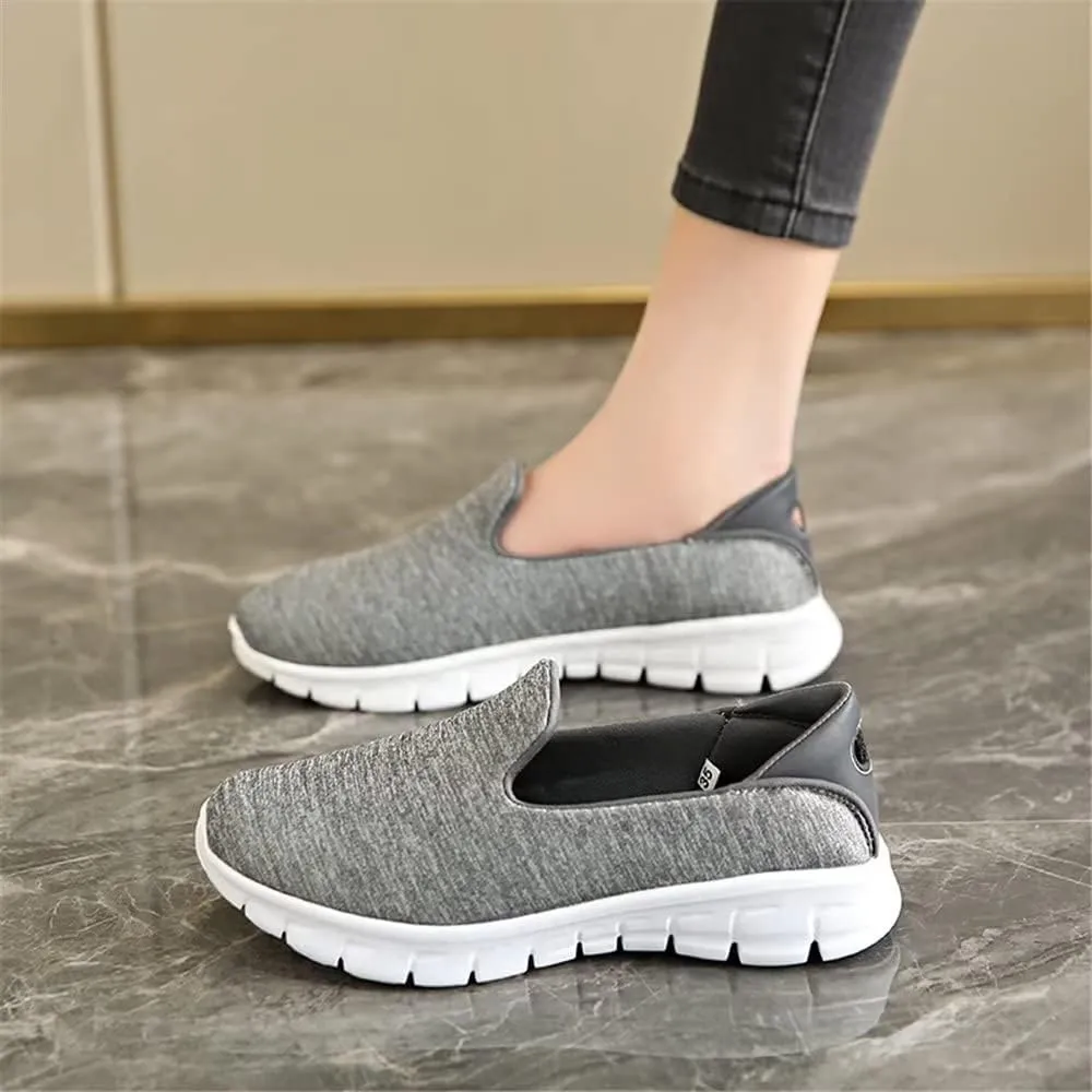 Jakcuz Stretch Fabric Casual Loafer Shoes for Women Non-Slip Lightweight Comfortable Slip on Walking Shoes