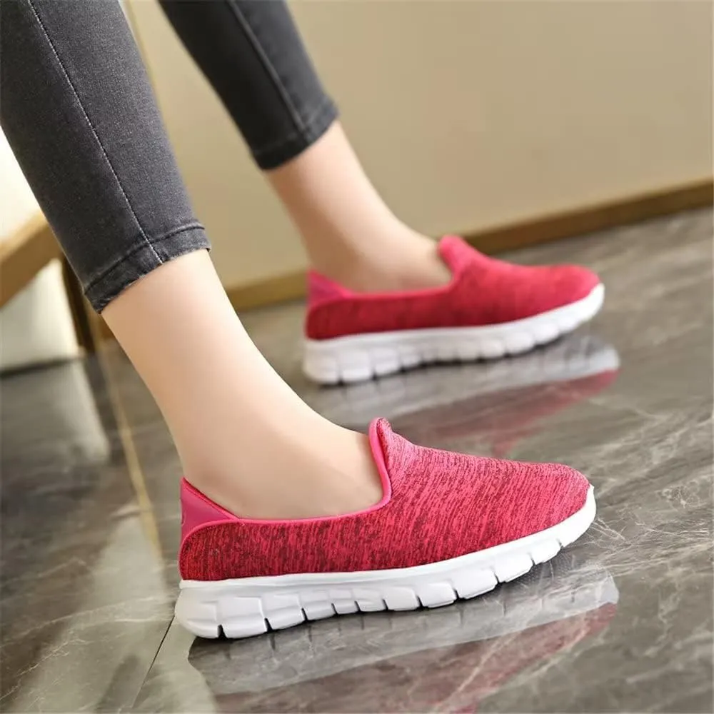 Jakcuz Stretch Fabric Casual Loafer Shoes for Women Non-Slip Lightweight Comfortable Slip on Walking Shoes